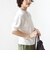 【WEB限定】〈手洗い可能〉ペーパー ヘンリーネック アイレット ニット