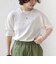 【WEB限定】〈手洗い可能〉ペーパー ヘンリーネック アイレット ニット