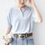 【WEB限定】〈手洗い可能〉ペーパー ヘンリーネック アイレット ニット