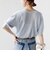 【WEB限定】〈手洗い可能〉ペーパー ヘンリーネック アイレット ニット