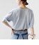 【WEB限定】〈手洗い可能〉ペーパー ヘンリーネック アイレット ニット