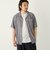 SHIPS Colors:〈接触冷感〉カット ジャカード オープンカラー シャツ