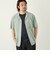 SHIPS Colors:〈接触冷感〉カット ジャカード オープンカラー シャツ