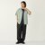 SHIPS Colors:〈接触冷感〉カット ジャカード オープンカラー シャツ