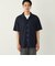 SHIPS Colors:〈接触冷感〉カット ジャカード オープンカラー シャツ