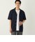 SHIPS Colors:〈接触冷感〉カット ジャカード オープンカラー シャツ