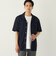 SHIPS Colors:〈接触冷感〉カット ジャカード オープンカラー シャツ