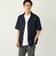 SHIPS Colors:〈接触冷感〉カット ジャカード オープンカラー シャツ