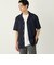 SHIPS Colors:〈接触冷感〉カット ジャカード オープンカラー シャツ