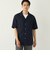 SHIPS Colors:〈接触冷感〉カット ジャカード オープンカラー シャツ
