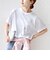 【WEB限定】SHIPS: エンブロイダリー SHロゴ ポケット Tシャツ