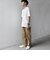SHIPS any:〈洗濯機可能〉エアロ スケープ メッシュ 鹿の子 リブ Tシャツ◇