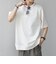 SHIPS any:〈洗濯機可能〉エアロ スケープ メッシュ 鹿の子 リブ Tシャツ◇