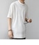 SHIPS any:〈洗濯機可能〉エアロ スケープ メッシュ 鹿の子 リブ Tシャツ◇