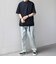 SHIPS any:〈洗濯機可能〉エアロ スケープ メッシュ 鹿の子 リブ Tシャツ◇