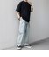 SHIPS any:〈洗濯機可能〉エアロ スケープ メッシュ 鹿の子 リブ Tシャツ◇