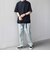 SHIPS any:〈洗濯機可能〉エアロ スケープ メッシュ 鹿の子 リブ Tシャツ◇