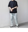 SHIPS any:〈洗濯機可能〉エアロ スケープ メッシュ 鹿の子 リブ Tシャツ◇