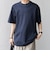 SHIPS any:〈洗濯機可能〉エアロ スケープ メッシュ 鹿の子 リブ Tシャツ◇
