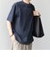 SHIPS any:〈洗濯機可能〉エアロ スケープ メッシュ 鹿の子 リブ Tシャツ◇