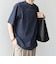 SHIPS any:〈洗濯機可能〉エアロ スケープ メッシュ 鹿の子 リブ Tシャツ◇