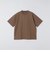 SHIPS:〈接触冷感〉リネン ライク ジャカード ショートスリーブ Tシャツ