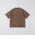 SHIPS:〈接触冷感〉リネン ライク ジャカード ショートスリーブ Tシャツ
