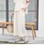 【実力派ベーシック】〈手洗い可能〉レーヨン ナイロン ポケット デザイン Iライン スカート