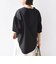 〈手洗い可能〉カットワーク レース スリーブ ブラウス