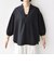 〈手洗い可能〉カットワーク レース スリーブ ブラウス
