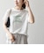 SHIPS any:〈洗濯機可能〉シアー 裏毛 ロゴ TEE