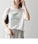 SHIPS any:〈洗濯機可能〉シアー 裏毛 ロゴ TEE