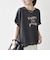 SHIPS any:〈洗濯機可能〉シアー 裏毛 ロゴ TEE