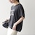 SHIPS any:〈洗濯機可能〉シアー 裏毛 ロゴ TEE