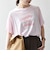 SHIPS any:〈洗濯機可能〉シアー 裏毛 ロゴ TEE