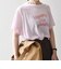 SHIPS any:〈洗濯機可能〉シアー 裏毛 ロゴ TEE