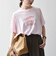 SHIPS any:〈洗濯機可能〉シアー 裏毛 ロゴ TEE