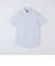 SHIPS:〈接触冷感〉ICE COTTON ワッフル ボタンダウン 半袖 シャツ