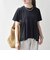 〈洗濯機可能〉ジャージー ダブルヘム ペプラム TEE