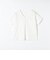 quaranciel:〈接触冷感/汗染み防止加工/洗濯機可能〉Vネック タック ハーフスリーブ TEE