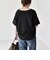 quaranciel:〈接触冷感/汗染み防止加工/洗濯機可能〉Vネック タック ハーフスリーブ TEE