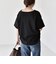 quaranciel:〈接触冷感/汗染み防止加工/洗濯機可能〉Vネック タック ハーフスリーブ TEE