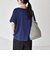 quaranciel:〈接触冷感/汗染み防止加工/洗濯機可能〉Vネック タック ハーフスリーブ TEE