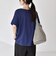 quaranciel:〈接触冷感/汗染み防止加工/洗濯機可能〉Vネック タック ハーフスリーブ TEE