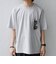 SHIPS any:〈接触冷感/吸水速乾/UVカット/遮熱〉Raylock ダブルフェイス ポケット Tシャツ