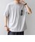 SHIPS any:〈接触冷感/吸水速乾/UVカット/遮熱〉Raylock ダブルフェイス ポケット Tシャツ