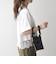 〈洗濯機可能〉ジップ レース ヘム ハーフスリーブ TEE