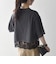 〈洗濯機可能〉ジップ レース ヘム ハーフスリーブ TEE