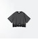 〈洗濯機可能〉ジップ レース ヘム ハーフスリーブ TEE
