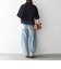 〈洗濯機可能〉ジップ レース ヘム ハーフスリーブ TEE